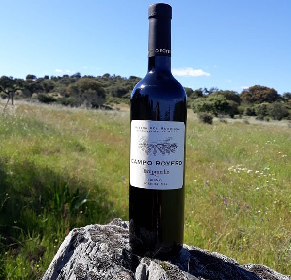 Vino Tinto Campo Royero Denominación de Origen Protegida Ribera del Guadiana