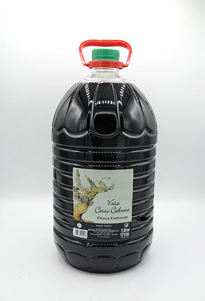 Garrafa Vino de Pitarra Embocado Cerro Cabrero
