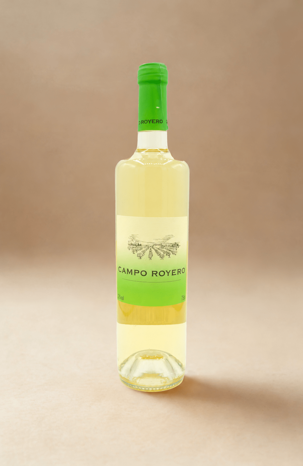 Botella de Campo Royero Verdejo de 75 cl, 12 % vol., de Bodegas Agapita Rubio.