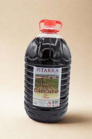 Vino de Pitarra Cerro Cabrero 5L – Vino Tinto Tradicional Extremeño
