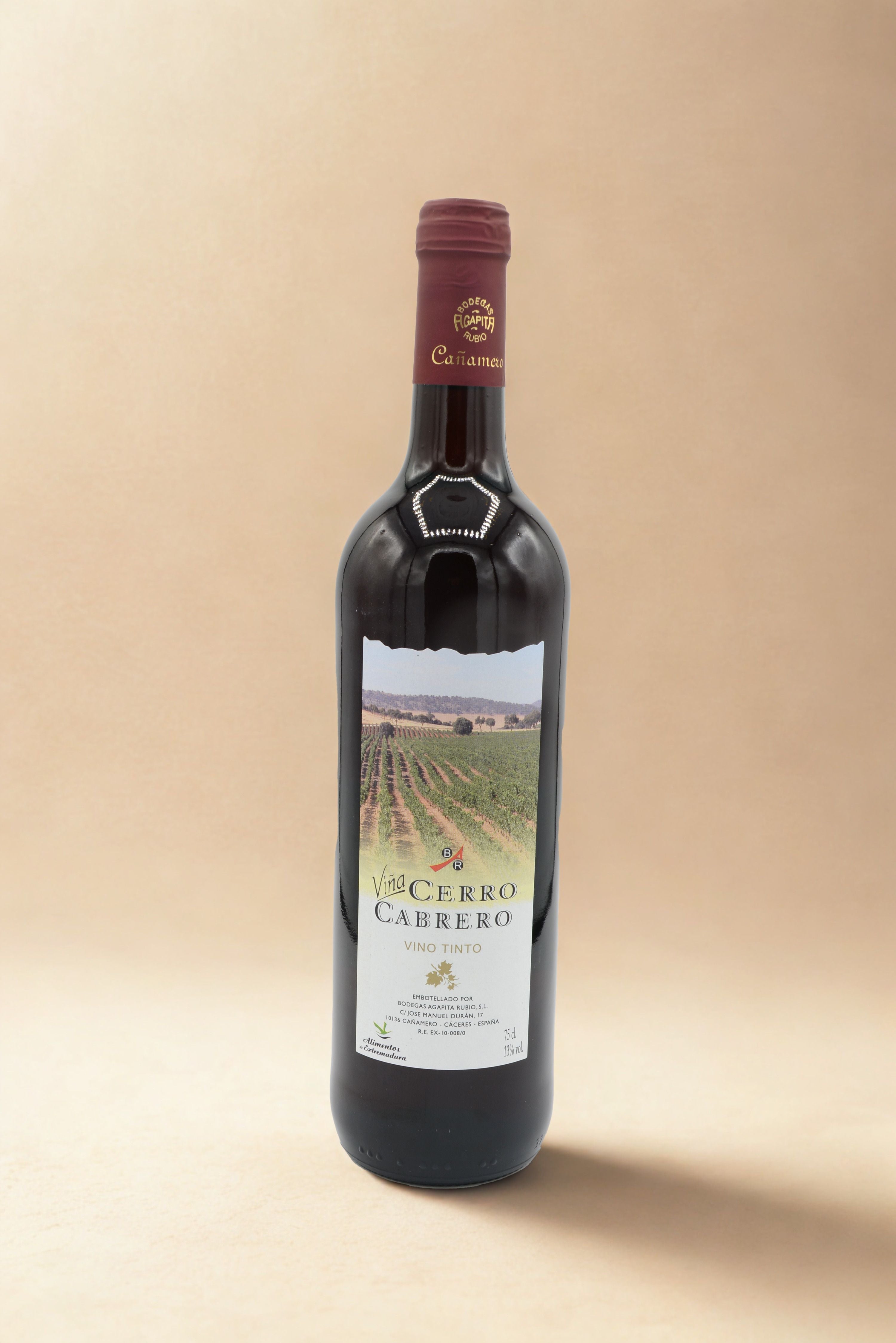 Vino de Pitarra Cerro Cabrero en Botella